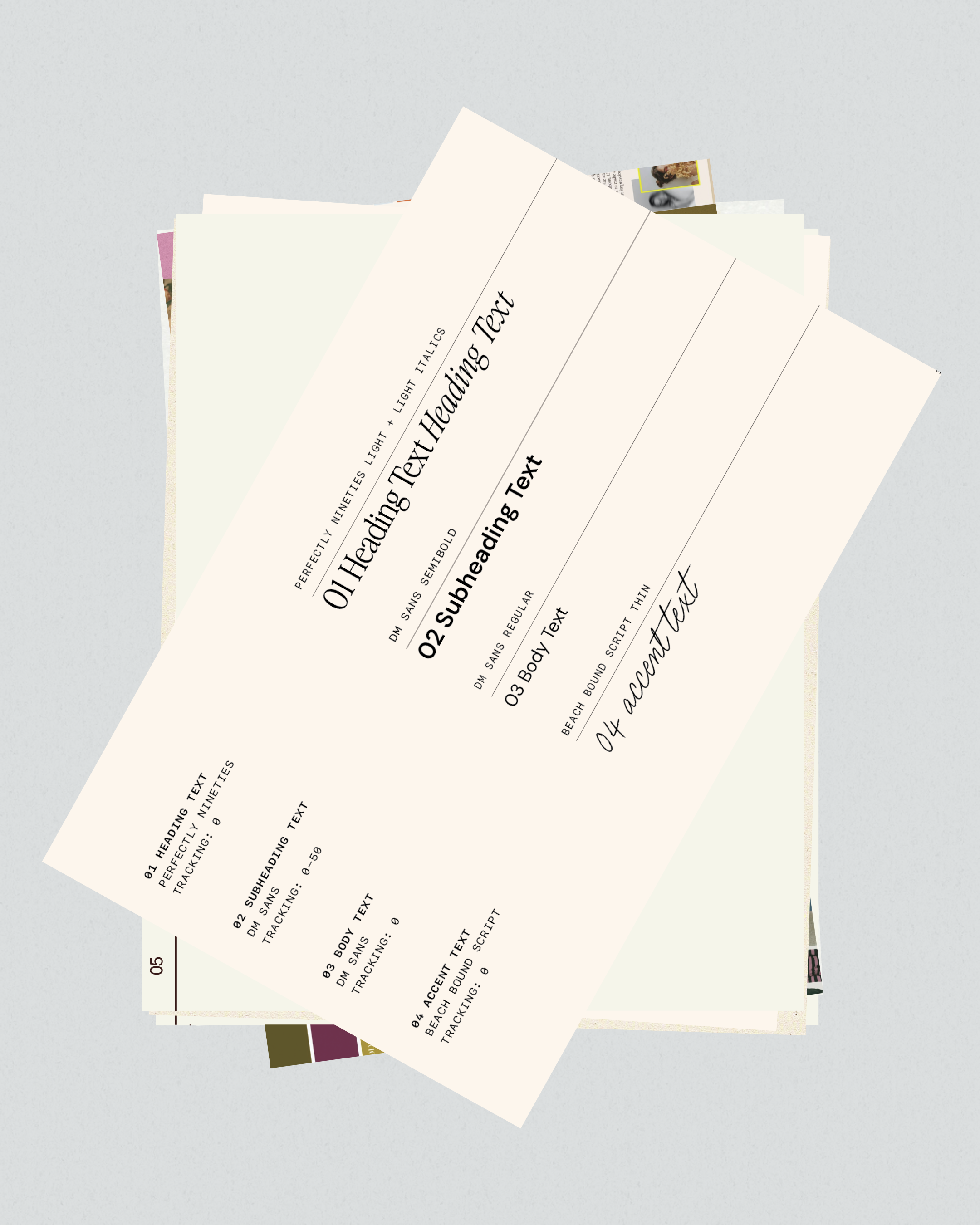 typography selection and pairings for branding inspiration