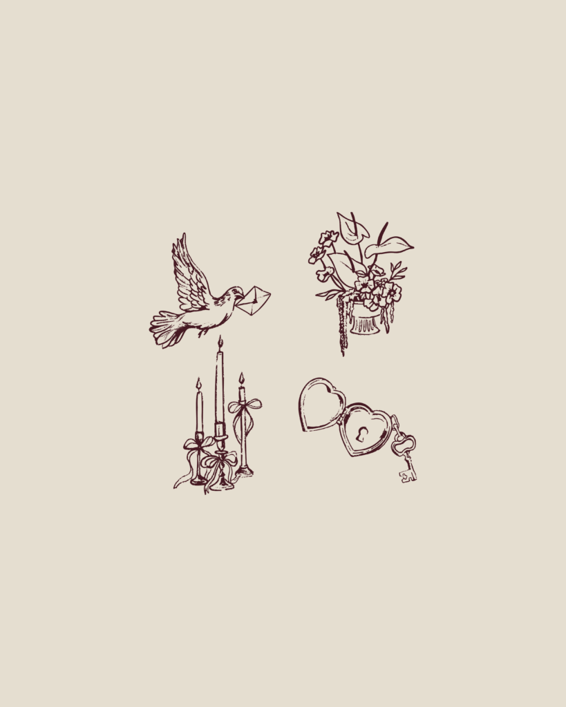 luxury photographer branding illustrations