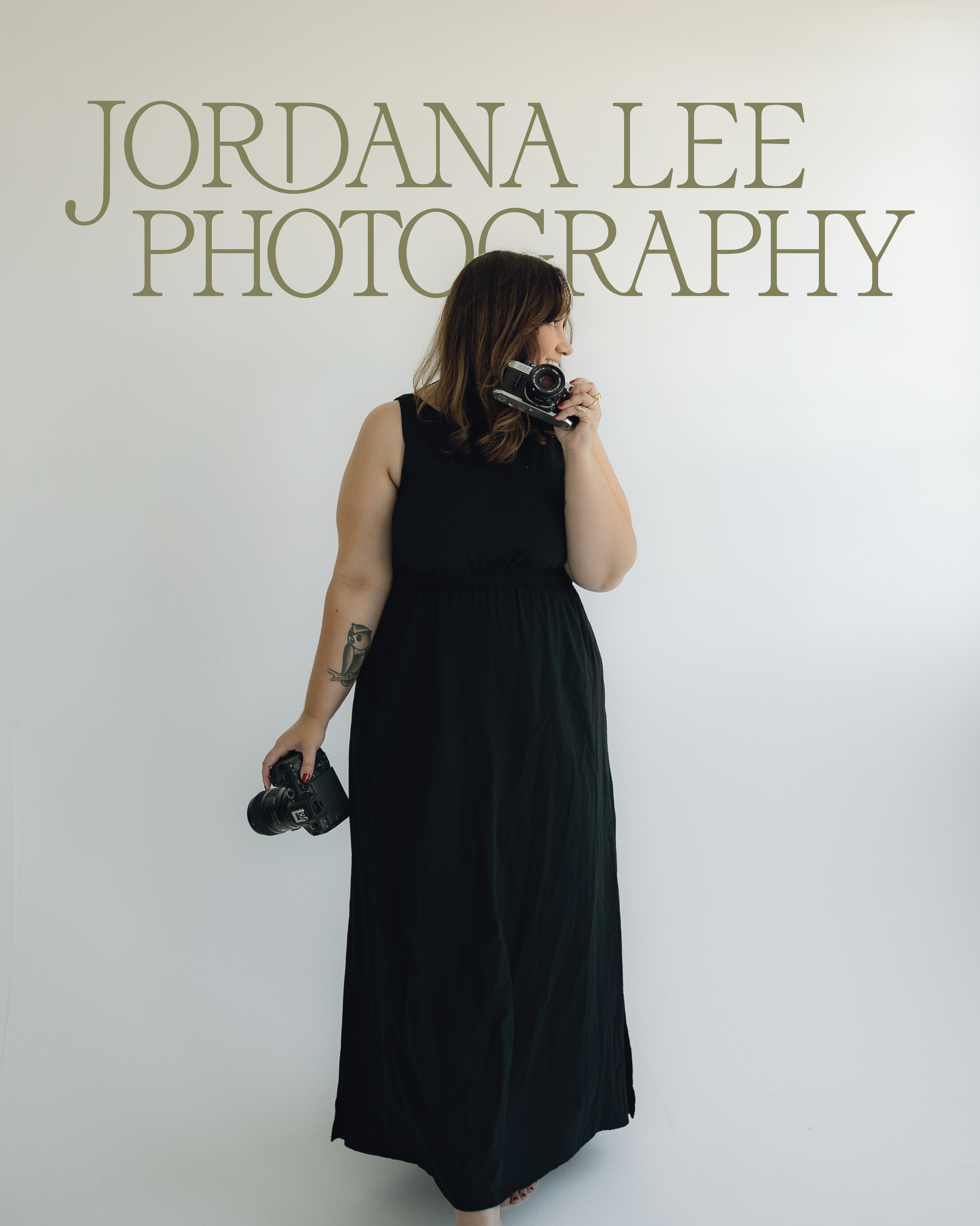 wedding photographer brand photos and logo